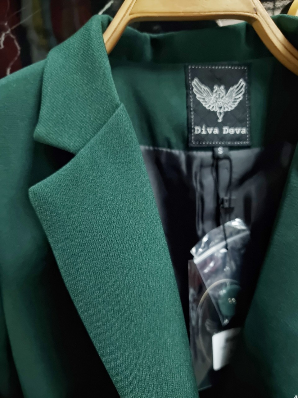 No.1904 เสื้อสูทClassic Blazer เขียวเข้มNEW