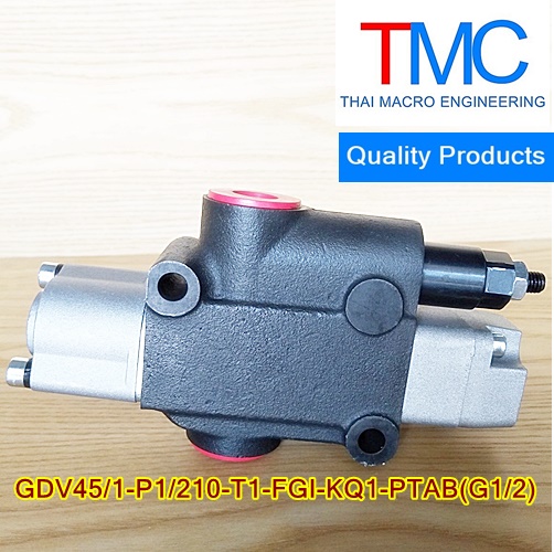 ไฮโดรลิกคอนโทรนวาวล์1แกน4หุนไม่มีcarry over(45-55L)(4,500Psi/310Bar)Quality Products GDV45/1-P1/210-T1-FGI- KQ1-PTAB(G1/2)