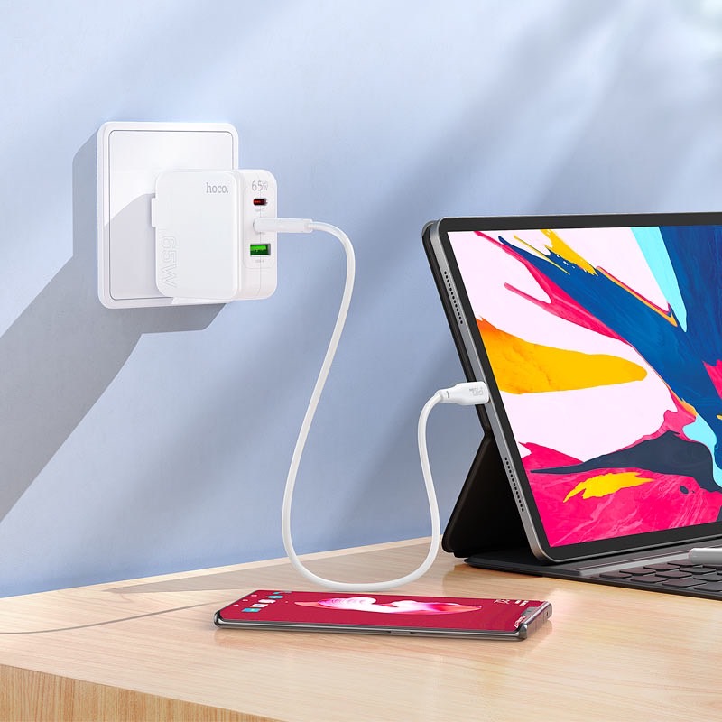 C115 HEADER PD65W THREE-PORT (2C1A) CHARGER