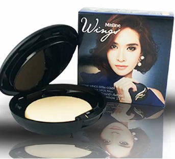 泰国Mistine 羽翼粉饼轻薄无暇定妆修容干粉遮瑕修容保湿控油