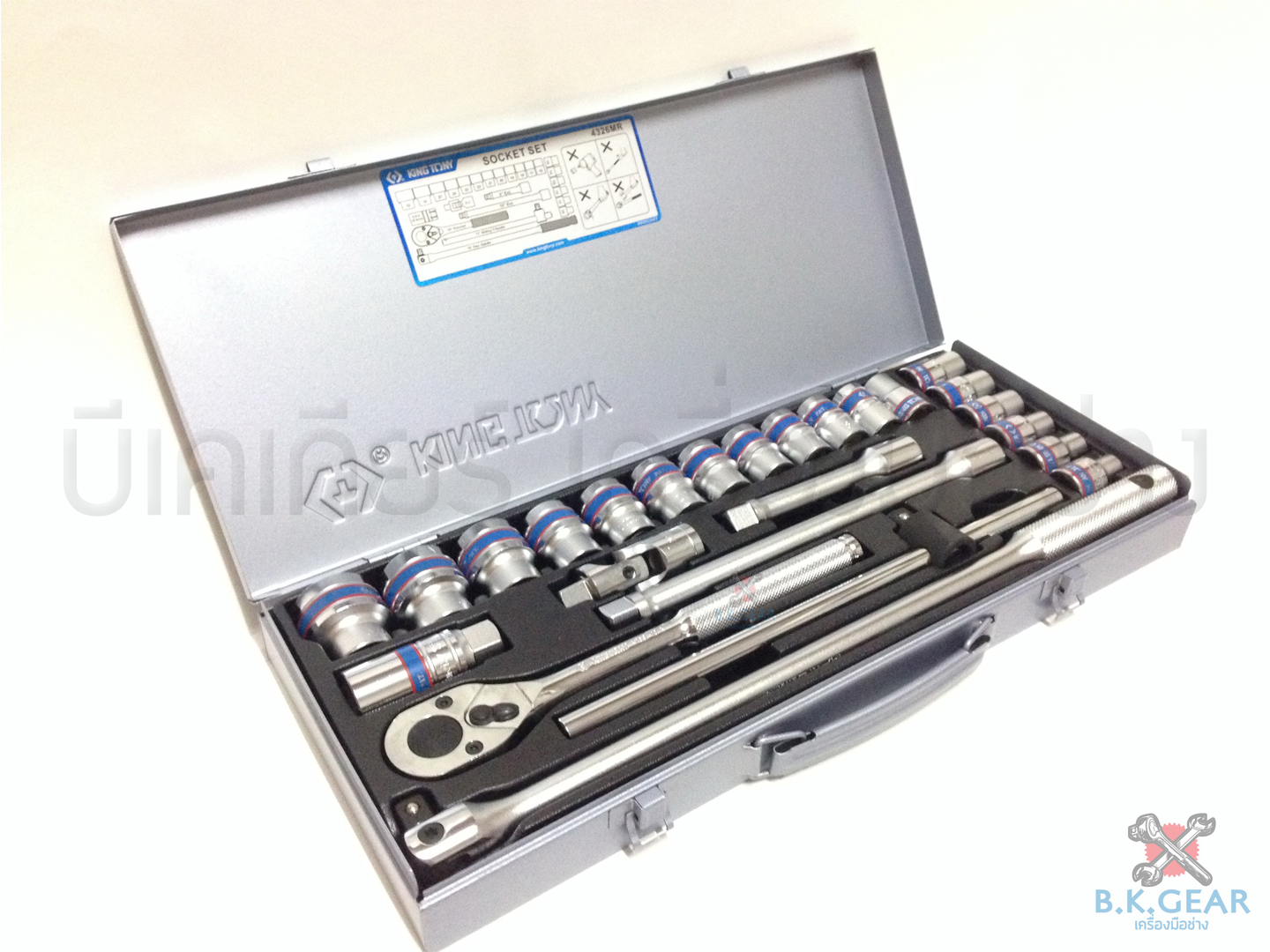 บล็อกชุด KING TONY รู1/2" 25 ตัวชุด NO.4326MR ส่งฟรี