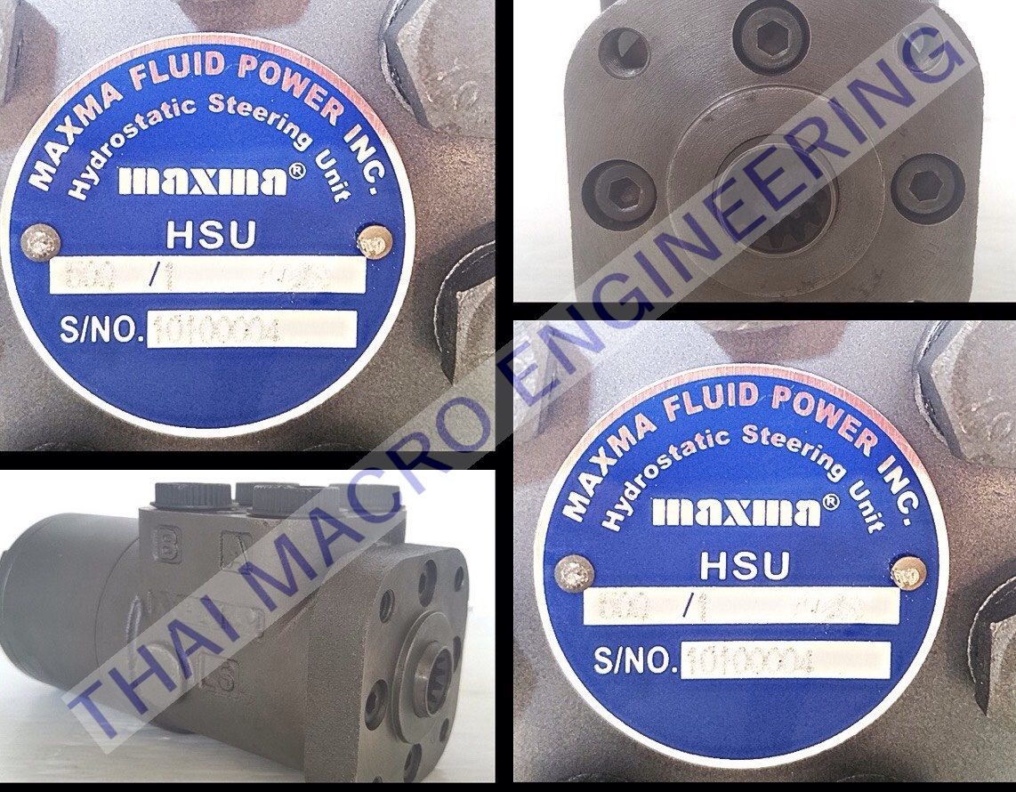 กระปุกพวงมาลัยไฮโดรลิคHSU500/1-E(66mm.)WA250,CA25,PW60-1