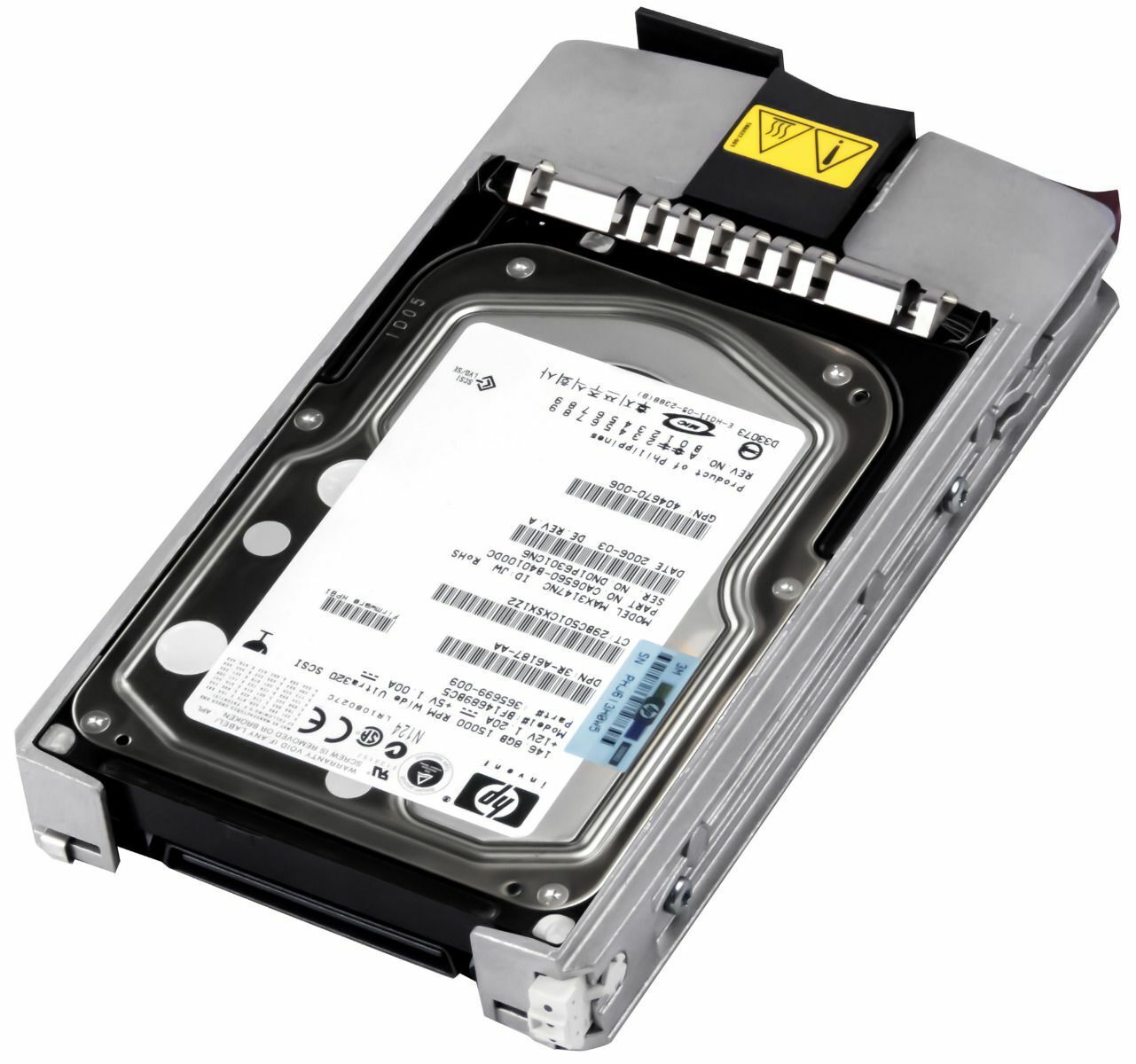HP 146GB 15K 8MB SCSI U320 80-PIN 3.5'' Hard Disk // BF14689BC5 / HDD 365699-009 / GPN 404670-006 / Tray 404712-001 (Used) // สินค้ารับประกัน โดย บริษัท อะไหล่เซิร์ฟเวอร์ จำกัด