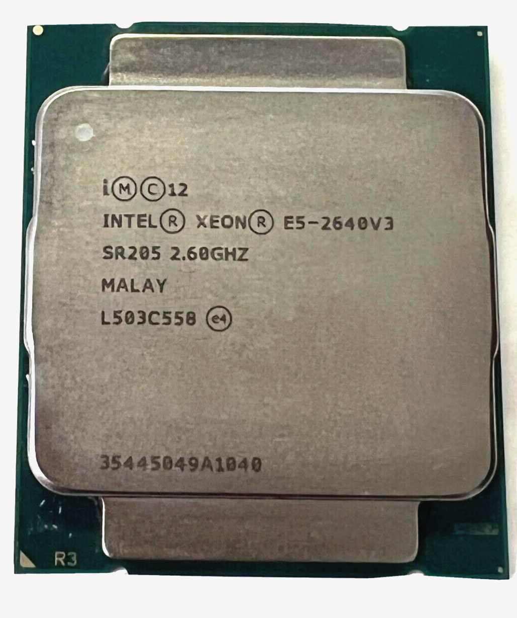 Intel Xeon CPU E5-2640 V3 2.60GHz 20MB Cache 8-Core LGA2011-3 Processor SR205 (Used) // สินค้ารับประกัน โดย บริษัท อะไหล่เซิร์ฟเวอร์ จำกัด