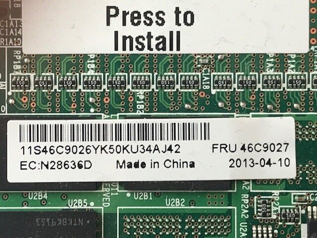 IBM Server RAID M5110 8-CH SAS/SATA 6G PCI-E // 00AE807 // AND FLASH CARD // 46C9027 // (Used) // สินค้ารับประกัน โดย บริษัท อะไหล่เซิร์ฟเวอร์ จำกัด