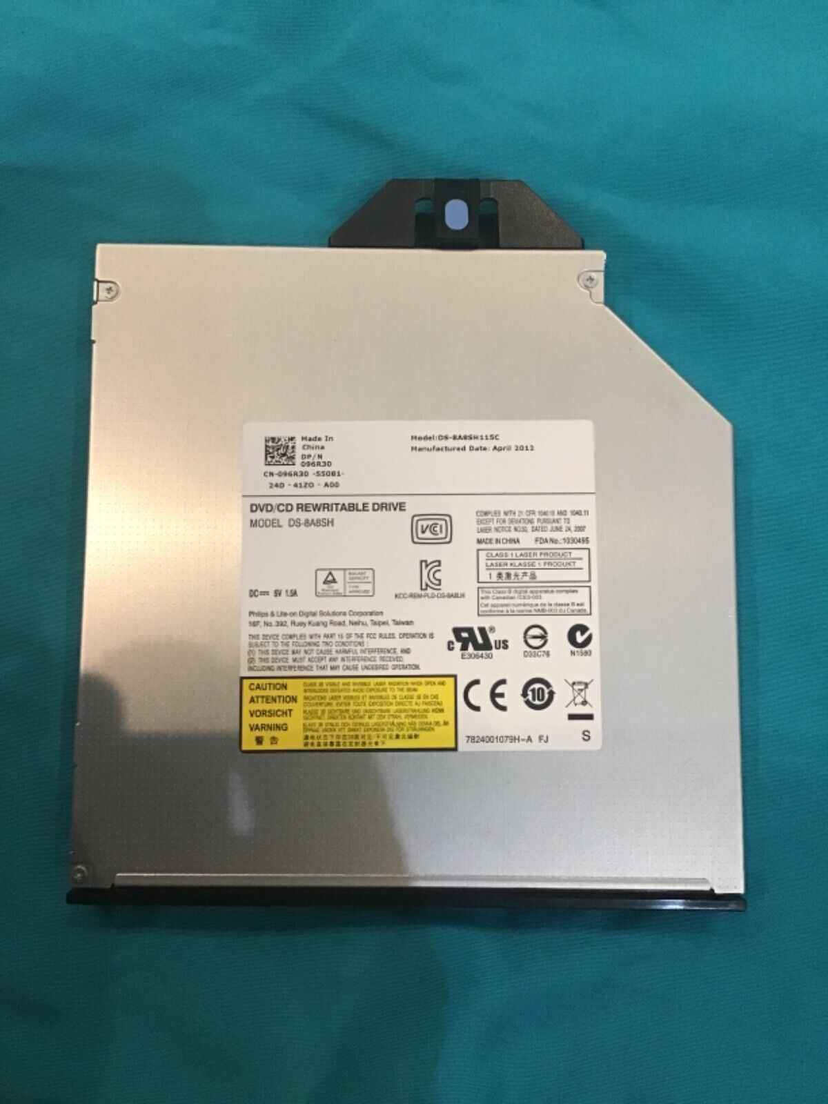 Dell DS-8A8SH DVD/CD RW Slimline SATA Optical Drive // 096R30 / 96R30 (Used) // สินค้ารับประกัน โดย บริษัท อะไหล่เซิร์ฟเวอร์ จำกัด