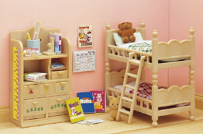 ซิลวาเนียน เฟอร์นิเจอร์ห้องนอนเด็ก (EU) Sylvanian Families Children Bedroom Set