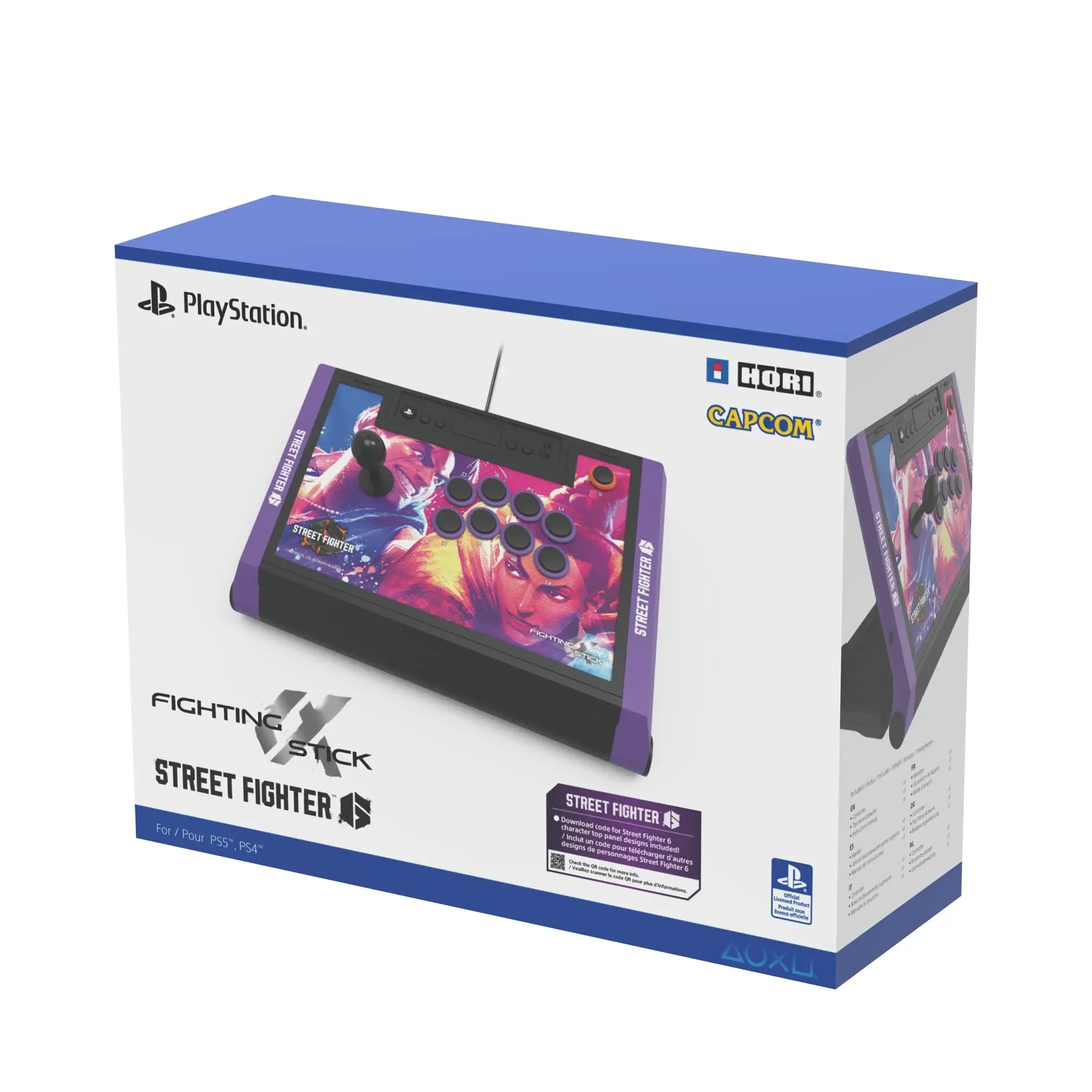 Fighting Stick Alpha (Street Fighter 6 Edition) for PlayStation®5, PlayStation®4, and PC