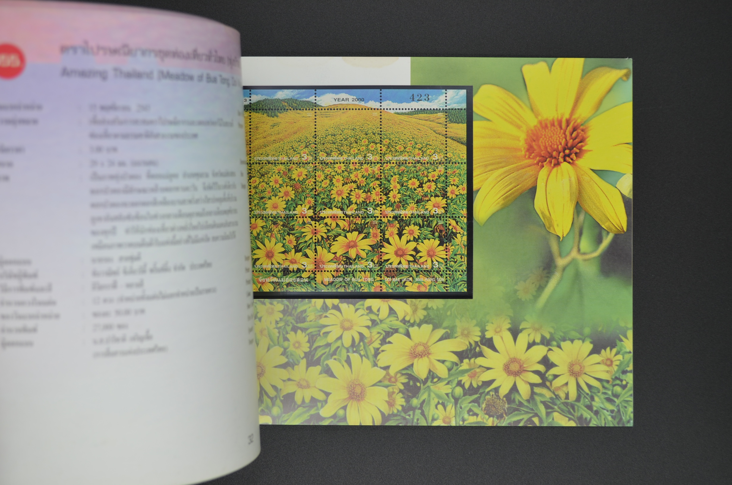 สมุดตราไปรษณียากรประจำปี 2543 (สมุดแสตมป์ประจำปี 2543)