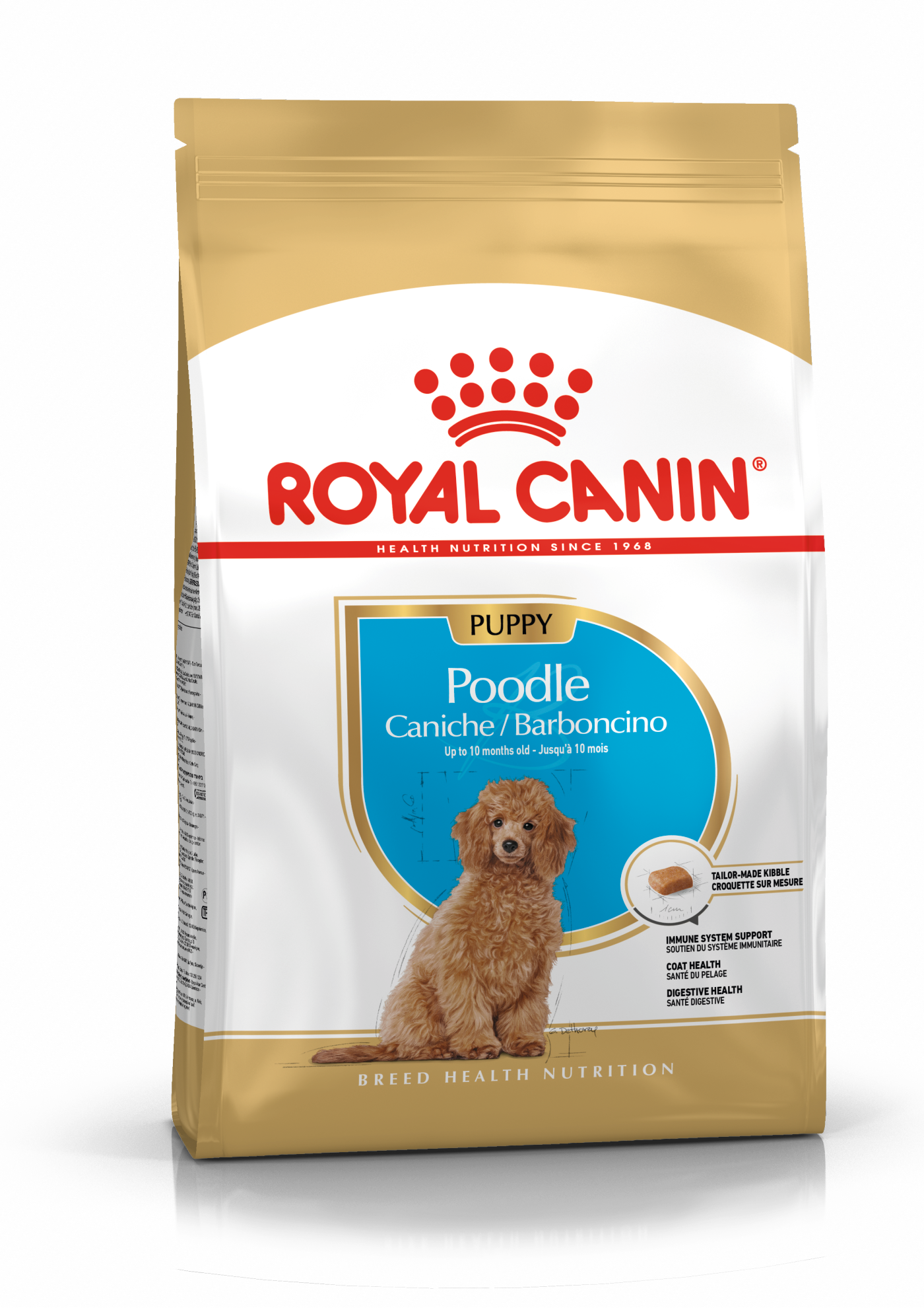 Royal canin Poodle puppy อาหารเม็ดสำหรับลูกสุนัขพันธุ์พูดเดิ้ล 1.5 กก.