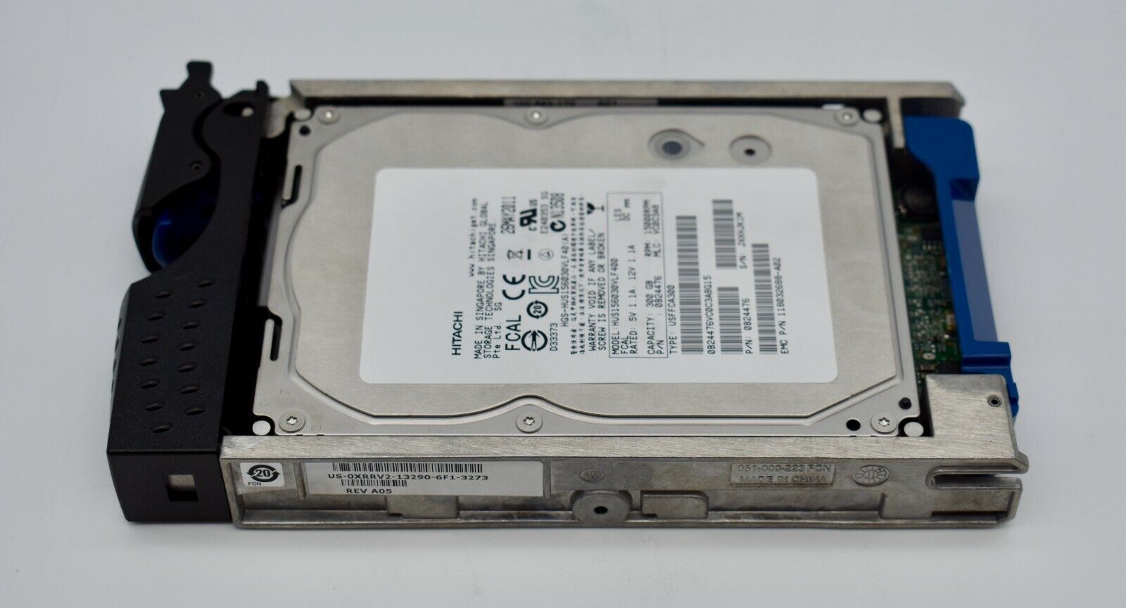 EMC / HITACHI 300GB 15K 3.5" FC HDD // TRAY 005049031 / 0B24476 / EMC HDD 118032688-A02 / HUS156030VLF400 (Used) // สินค้ารับประกัน โดย บริษัท อะไหล่เซิร์ฟเวอร์ จำกัด
