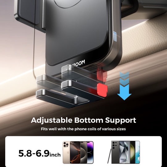 JR-ZS241S WIRELESS CAR CHARGER HOLDER