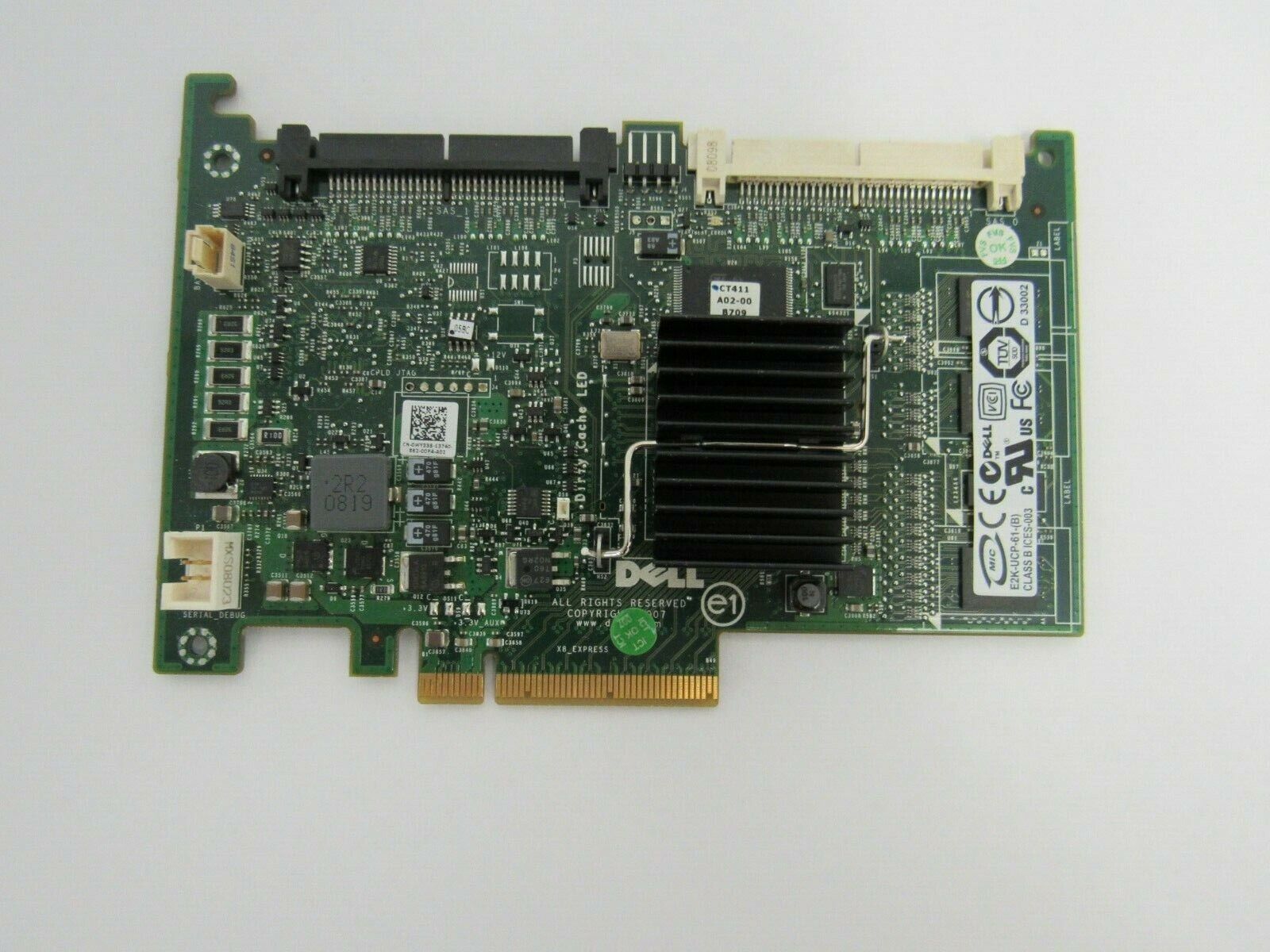 Dell PowerEdge 1950 2950 PERC 6i SAS RAID Controller Card // 0H726F / H726F (Used) // สินค้ารับประกัน โดย บริษัท อะไหล่เซิร์ฟเวอร์ จำกัด