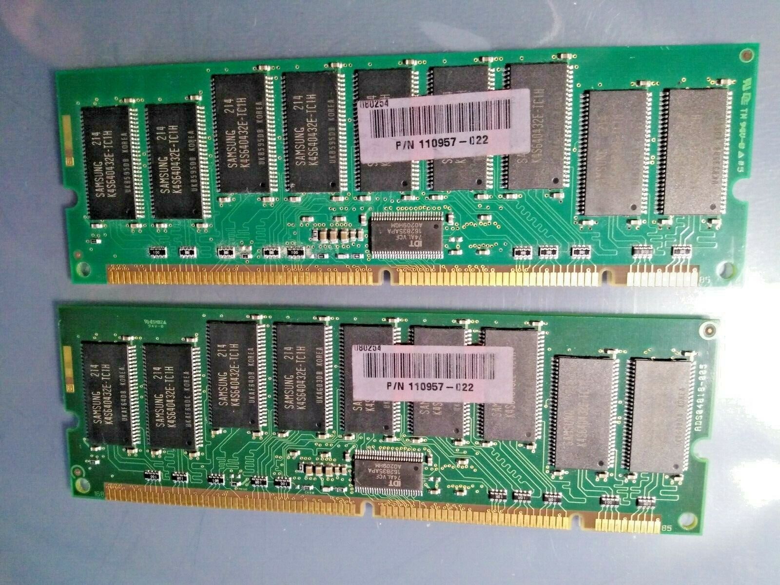 HP 128MB SDRAM Registered ECC PC-100 100Mhz Memory / 110957-022 / M377S1620ET3-C1HQ0 (Used) // สินค้ารับประกัน โดย บริษัท อะไหล่เซิร์ฟเวอร์ จำกัด