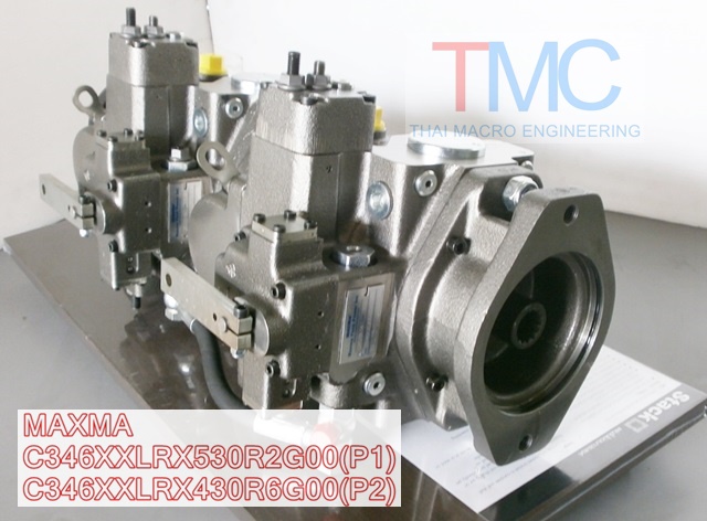 ปั้มนิ้วไฮโดรลิค(2ตอน)สำหรับรถคีบอ้อยแบบBELL(3ล้อ)MAXMA-C346XXLRX530R2G00(P1),C346XXLRX430R6G00(P2)