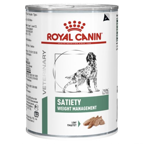 Royal canin Vet อาหารสุนัขประกอบการลดน้ำหนัก ชนิดเปียก (SATIETY WEIGHT MANAGEMENT) ขนาด 410 กรัม