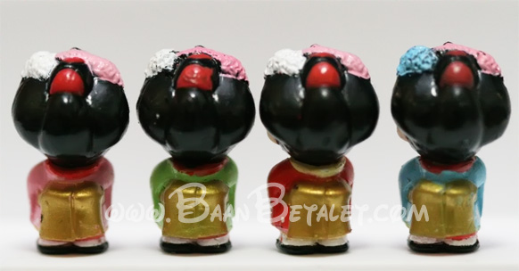 โมเดลลิงน้อยมอนจิจิจิ๋ว 7 ตัว (Monchhichi)