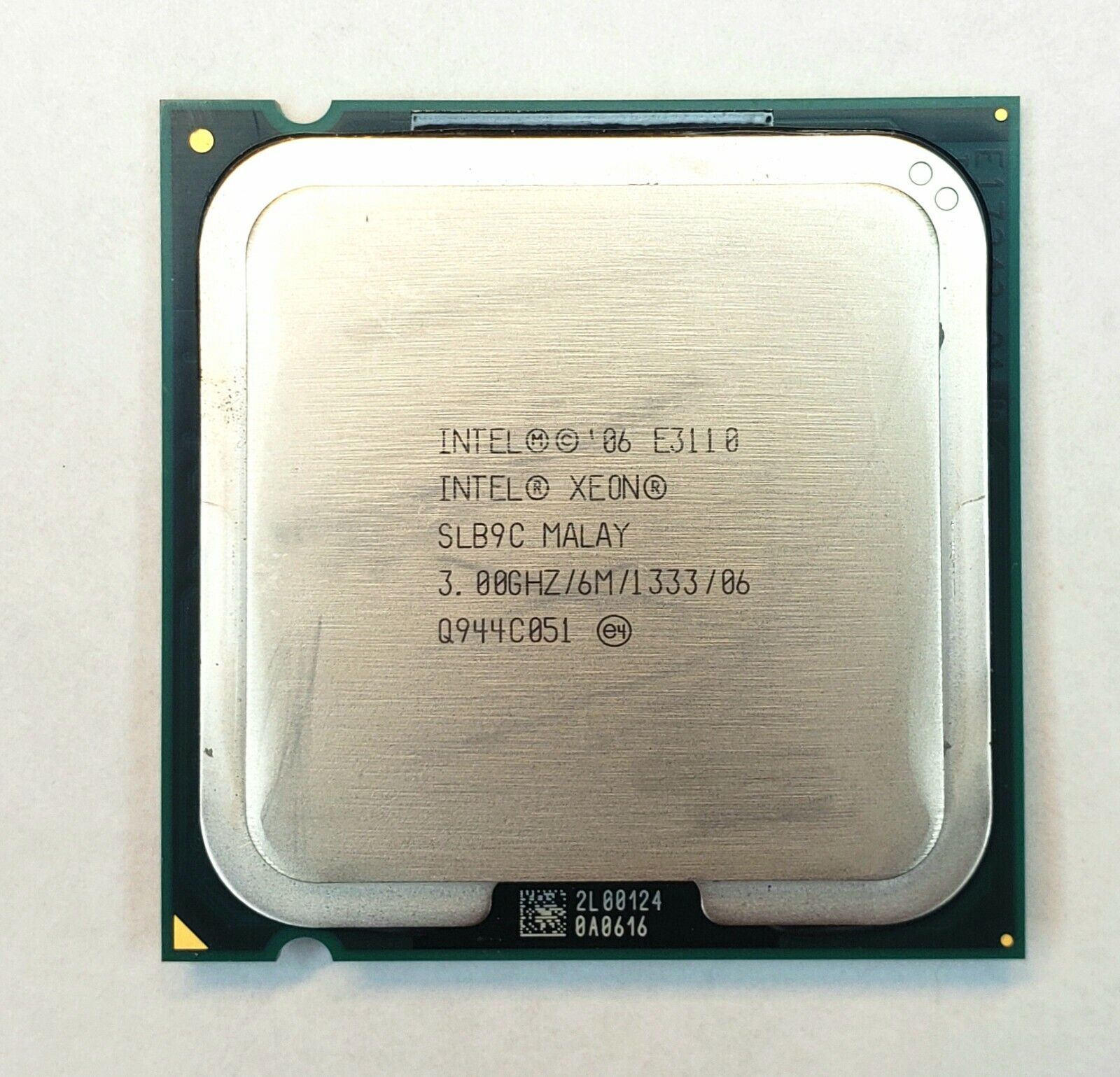 Intel Xeon E3110 3.00Ghz 2 Core Processor 6 MB L2 Cache // SLB9C / E3110 3.00GHz (Used) // สินค้ารับประกัน โดย บริษัท อะไหล่เซิร์ฟเวอร์ จำกัด
