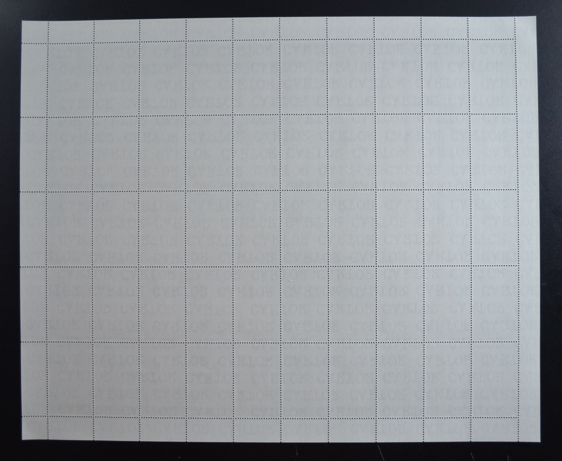 แสตมป์สัปดาห์สากลแห่งการเขียนจดหมาย 2529 (เต็มแผ่น)