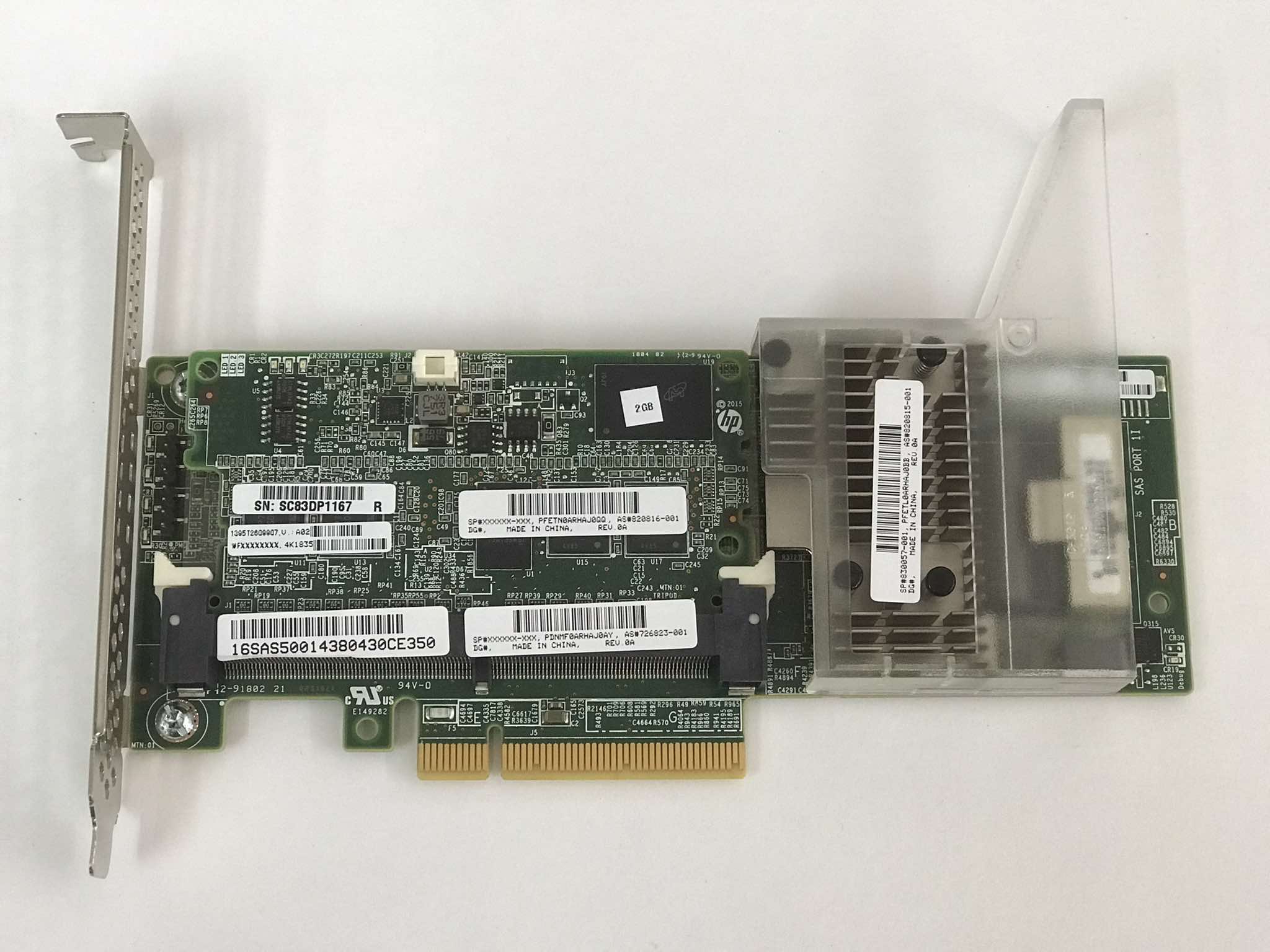 HP Controller Smart Array 12GBSAS P440 2GB FBWC // 726823-001, 820816-001, 802815-001, 830057-001 (Used) // สินค้ารับประกัน โดย บริษัท อะไหล่เซิร์ฟเวอร์ จำกัด