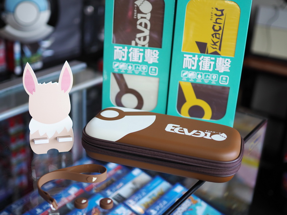 Nintendo Switch Lite Case Hard Pouch Eevee + ขาตั้ง