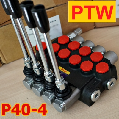 ไฮโดรลิคคินโทรนวาวร์(4หุน) PTW P40-4(4แกน)(40L)(3,000-4,600PSI)