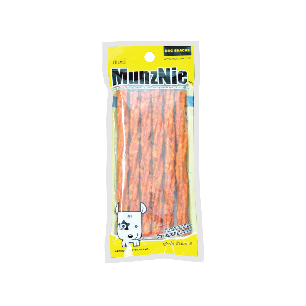 Munznie มันซ์นี่แท่งเกลียว รสไก่ 6 ชิ้น