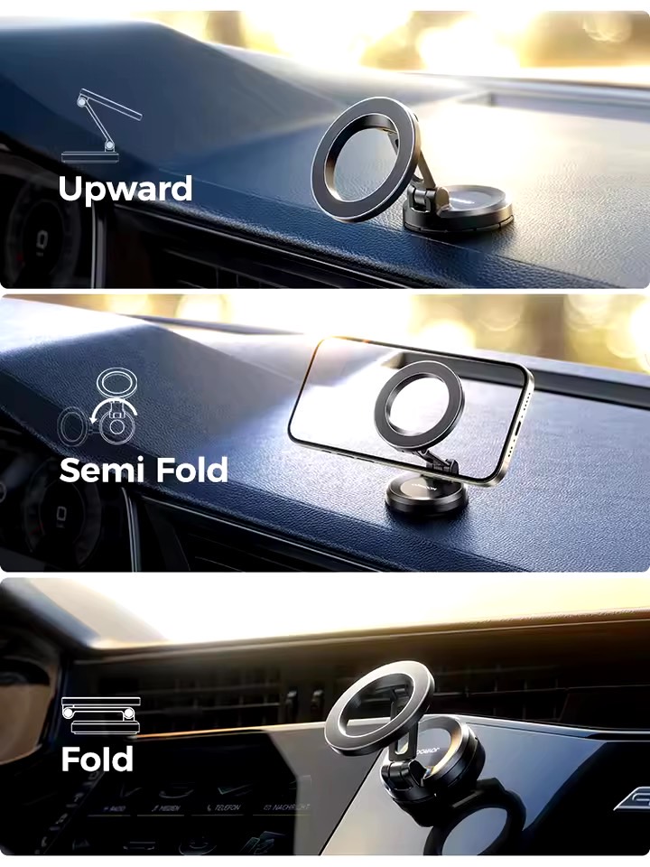 JR-ZS505 FOLDABLE MAGNETIC CAR PHONE HOLDER