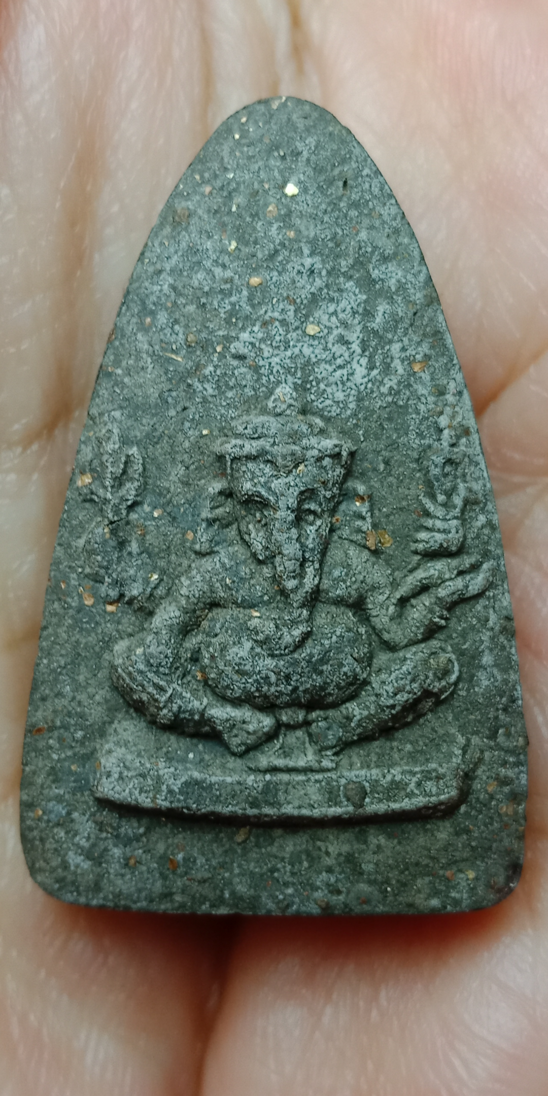 หลวงพ่อทวด พิมพ์ใหญ่หลังพระพิฆเนศร์ รุ่นแจกผ้าป่าดาราปี ๔๘ เนื้อมหาว่าน