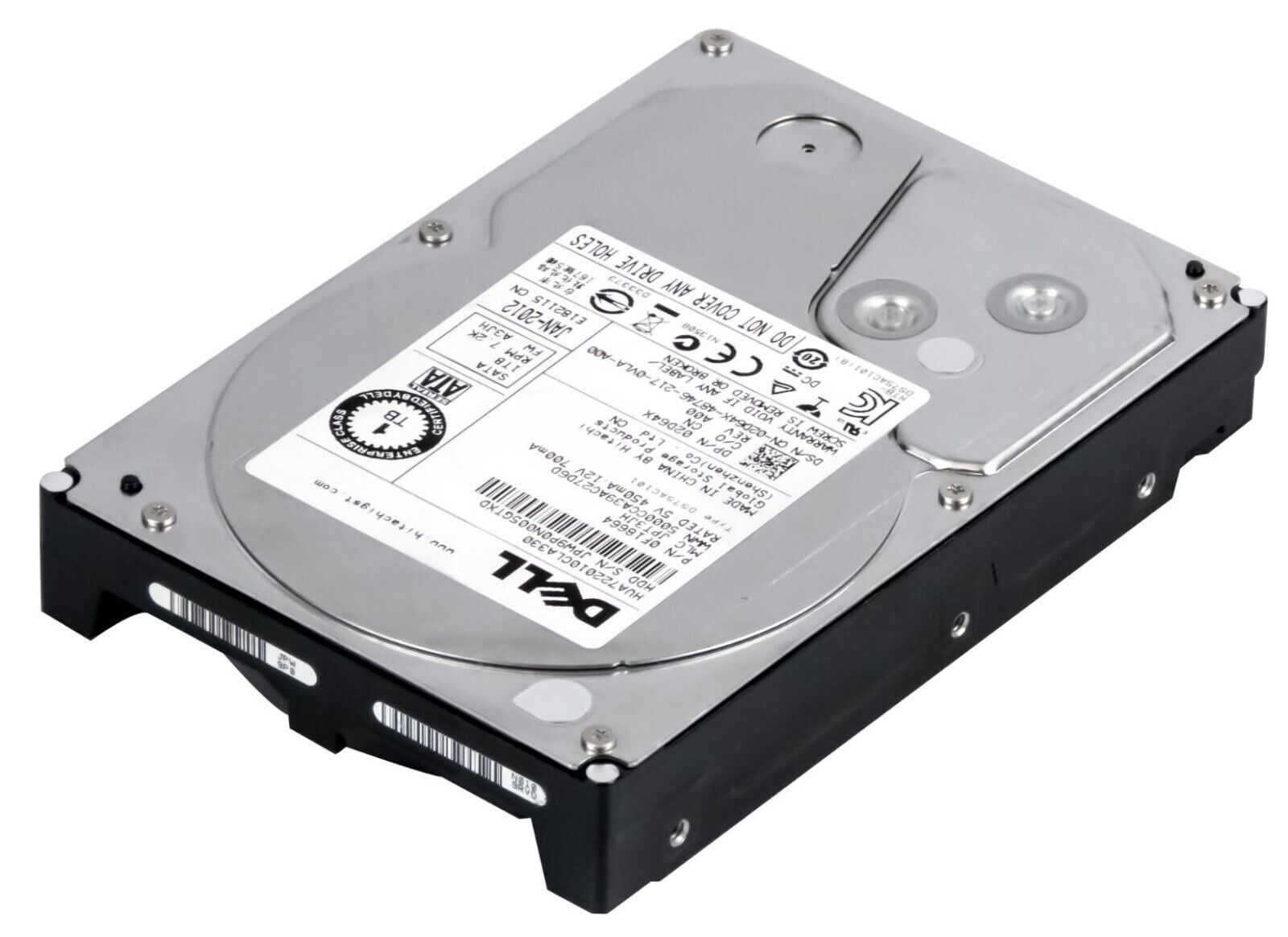 Dell 1TB 7.2K 3G SATA 3.5" 32MB HDD Hard Drive // 02D64X / HUA722010CLA330 / 0F18664 (Used) // สินค้ารับประกัน โดย บริษัท อะไหล่เซิร์ฟเวอร์ จำกัด