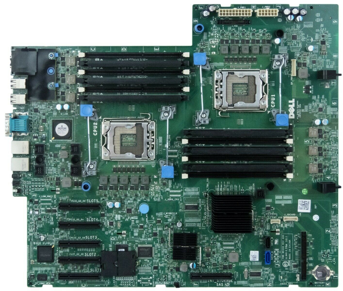 Dell PowerEdge T610 Motherboard System Board // 9CGW2 / 09CGW2 (Used) // สินค้ารับประกัน โดย บริษัท อะไหล่เซิร์ฟเวอร์ จำกัด