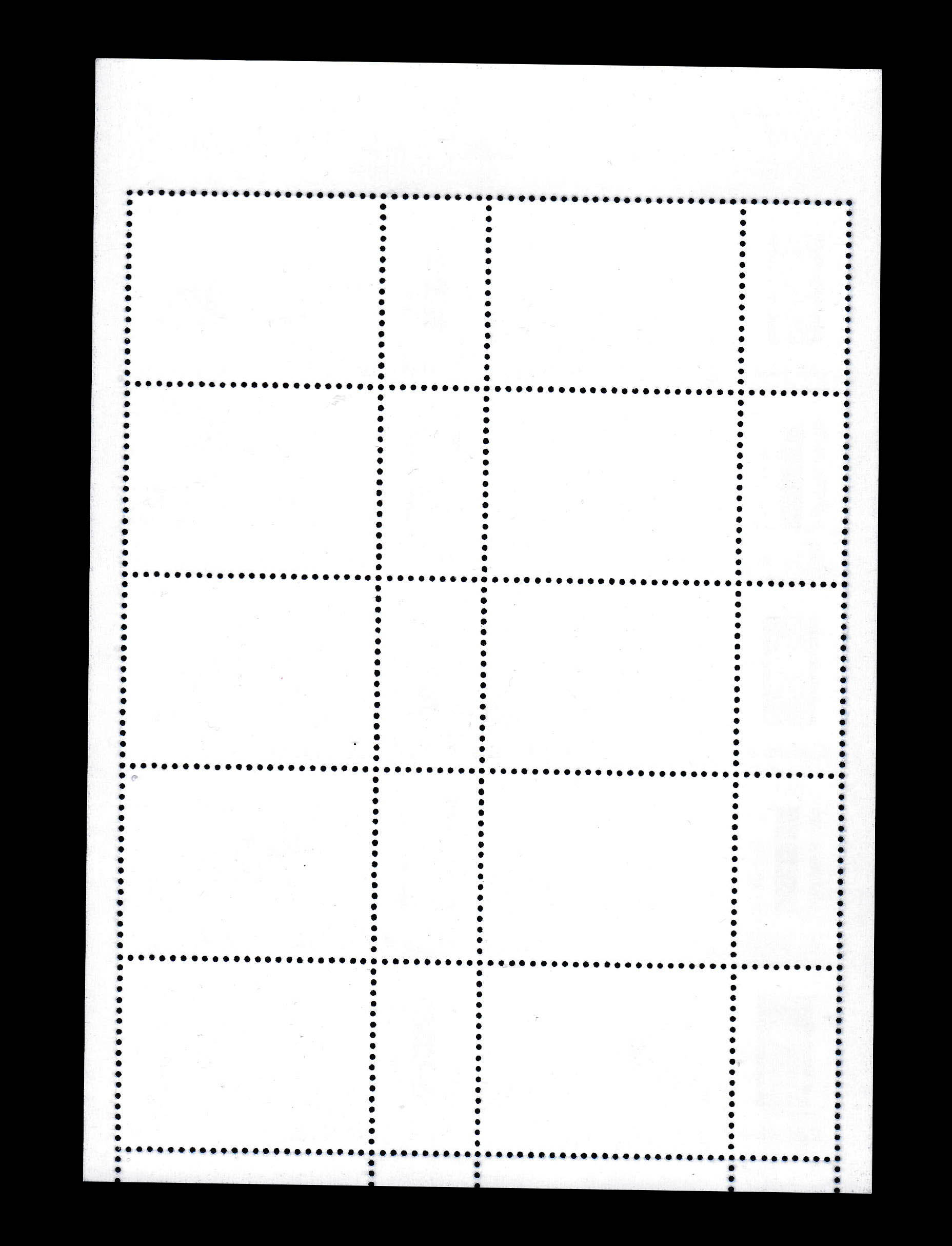 แสตมป์ต่างประเทศ ความสัมพันธ์ ไทย-เกาหลี (ปรุ)