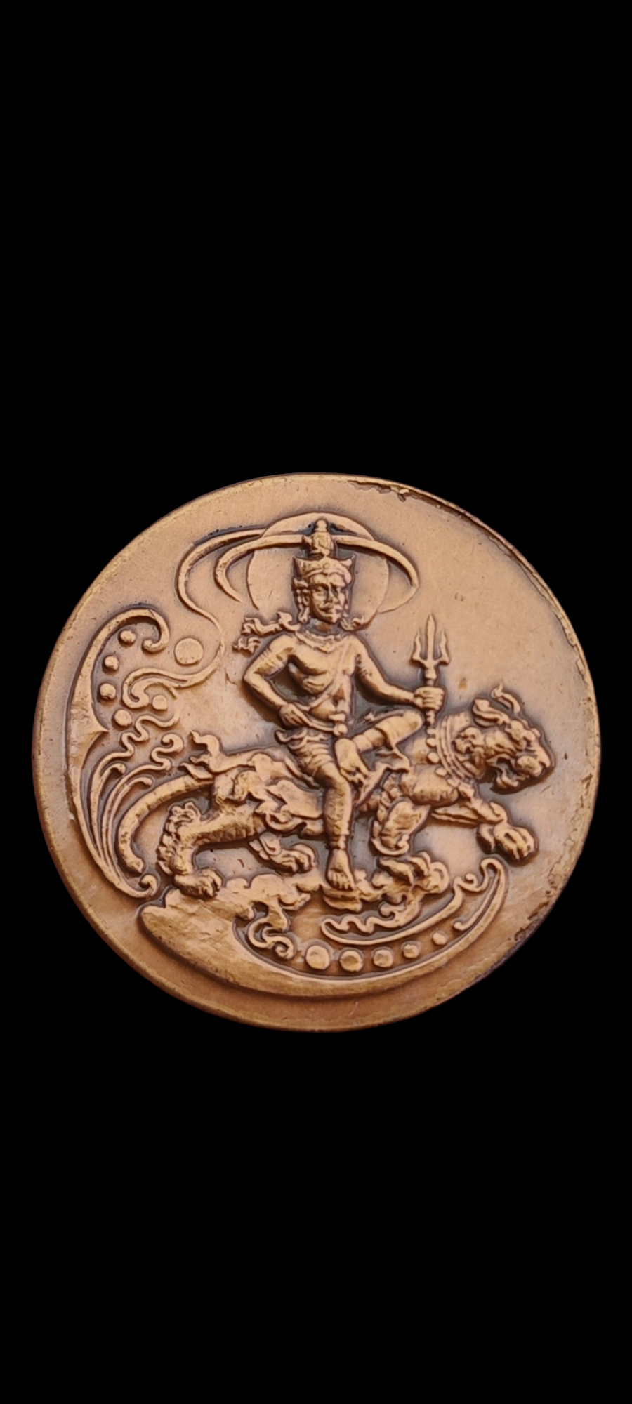 เหรียญคู่มิตร เทพพระเสาร์ พระราหู สถาบันพยากรณ์ศาสตร์ (หมอลักษณ์) ปี 2556