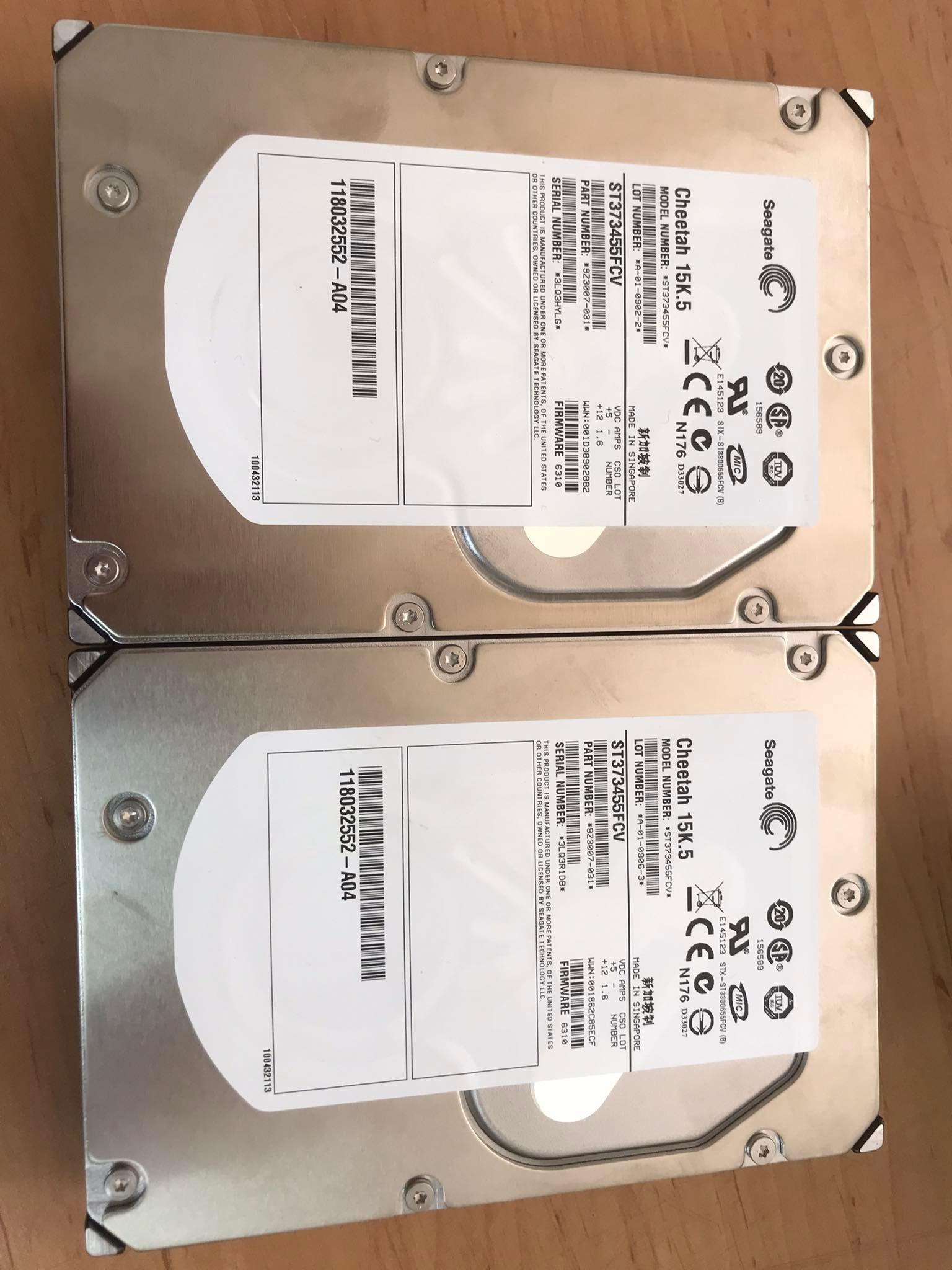 Seagate Cheetah 15K.5 Fibre / Fibre Channel Hard Drive 73GB 15000RPM // ST373455FCV / 118032552-A04 NO TRAY (Used) // สินค้ารับประกัน โดย บริษัท อะไหล่เซิร์ฟเวอร์ จำกัด