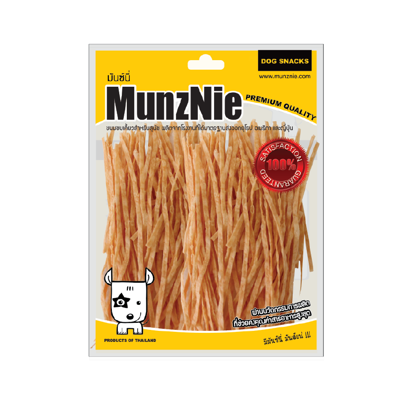 Munznie ปลาเส้นรสปูอัด 80 กรัม