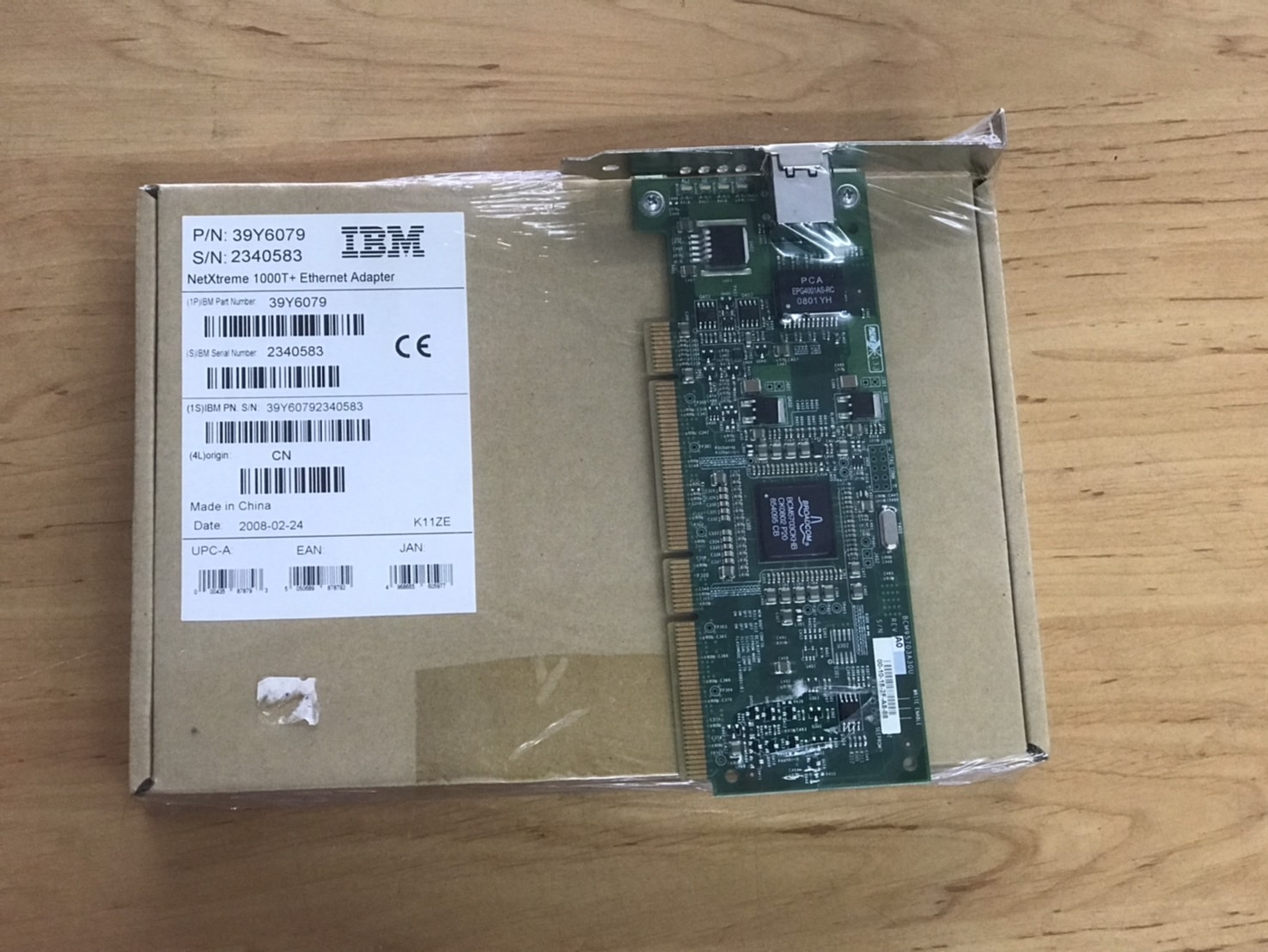 IBM NetXtreme 1000 T+ Ethernet Adapter High Profile // 39Y6079 (New Inbox) // สินค้ารับประกัน โดย บริษัท อะไหล่เซิร์ฟเวอร์ จำกัด