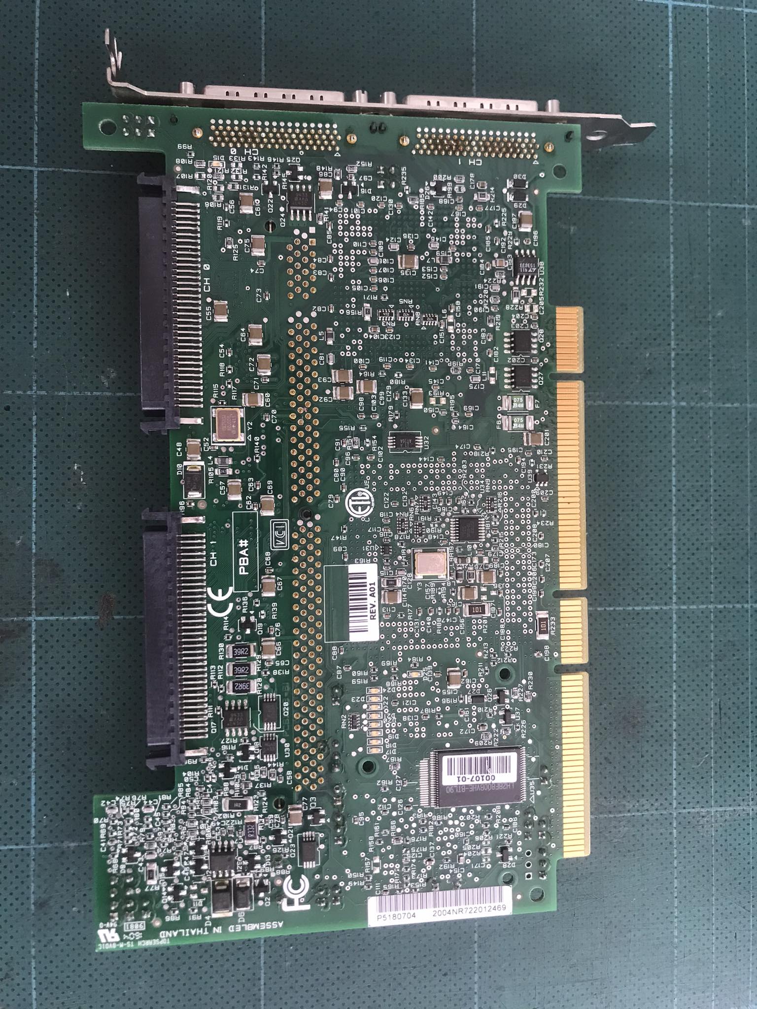 Dell Perc4 Dual Channel Pci-x Ultra 320 Scsi Raid Controller Card No Bat / J4717 / 0J4717 (Used) // สินค้ารับประกัน โดย บริษัท อะไหล่เซิร์ฟเวอร์ จำกัด
