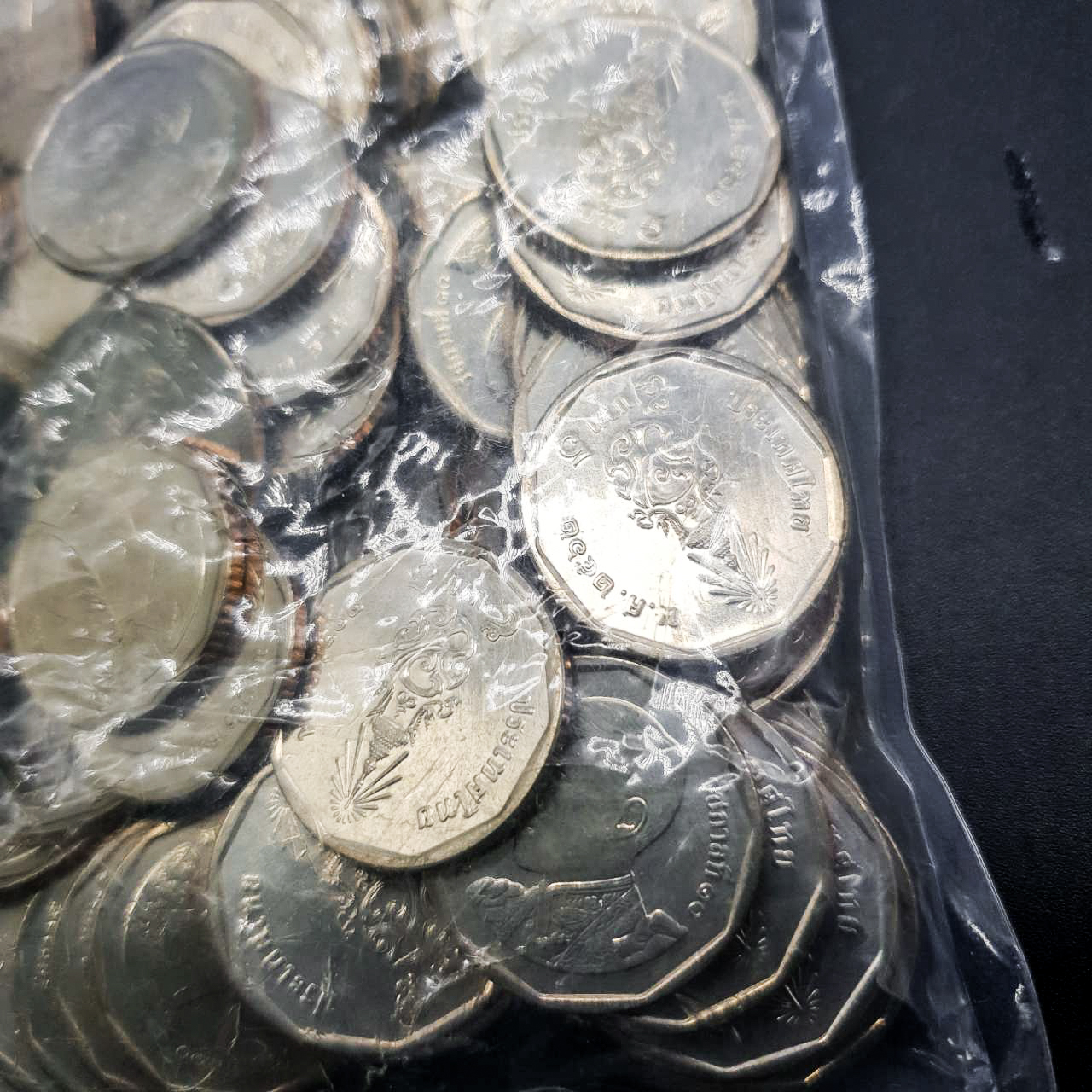 เหรียญ 5บาท ปี2562 ยกถุง 100 เหรียญ