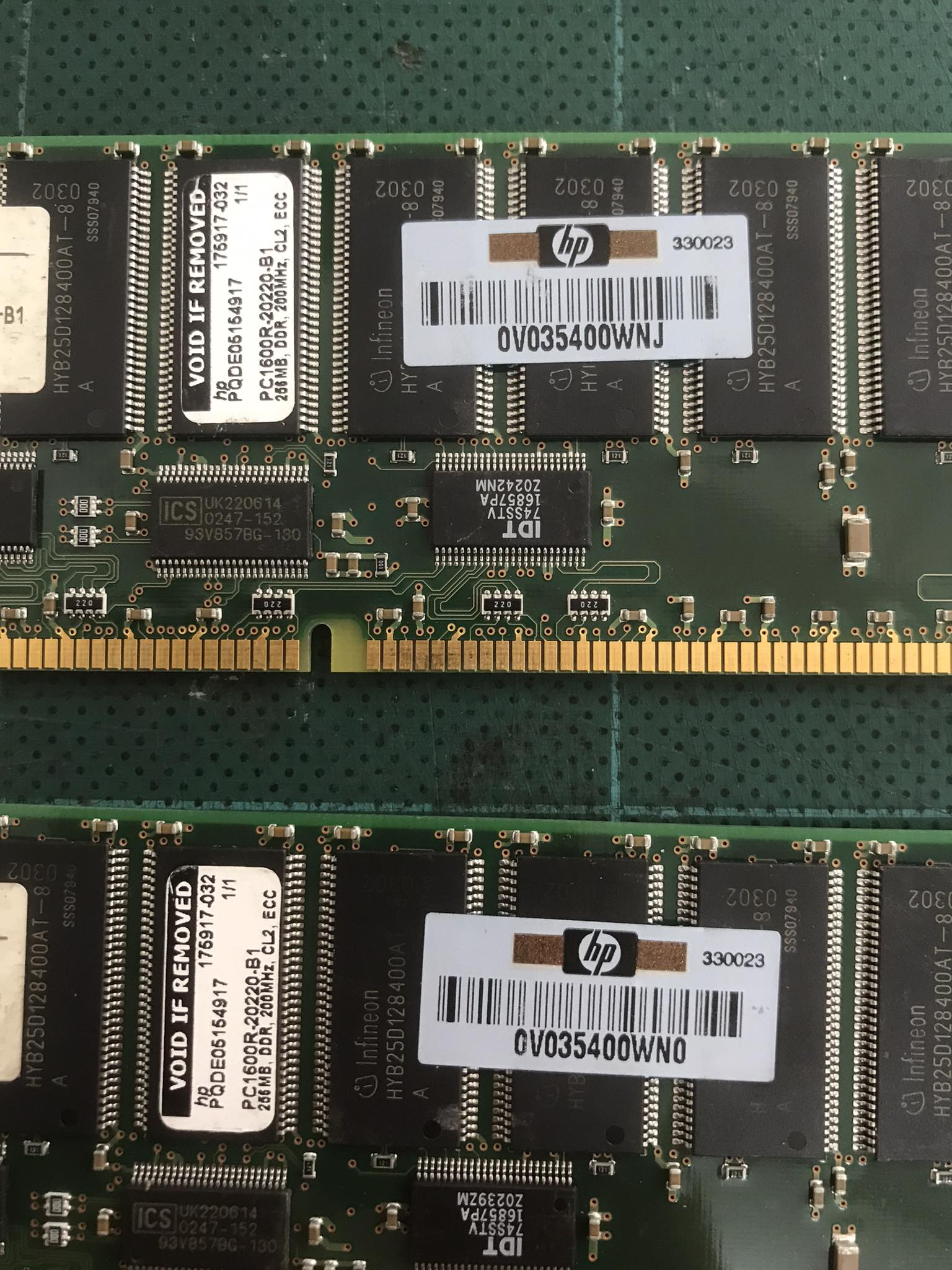 HP 256MB PC1600 200Mhz DDR Memory Ram / 175917-032 // (USED) สินค้ารับประกัน โดย บริษัท อะไหล่เซิร์ฟเวอร์ จำกัด
