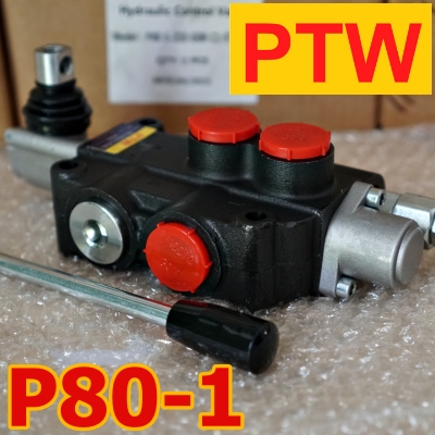 ไฮโดรลิคคอนโทรนวาวร์(6หุน) PTW P80-1(1แกน) (80L.) (3,000-4,600PSI)