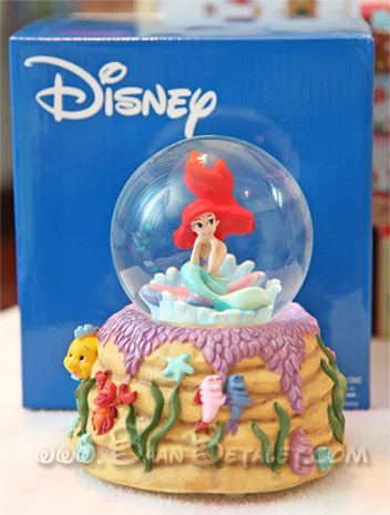 [SOLD OUT] ลูกแก้วดนตรีเจ้าหญิงเงือกแอเรียล (Disney Princess Ariel Little Mermaid Musical Water Globe)