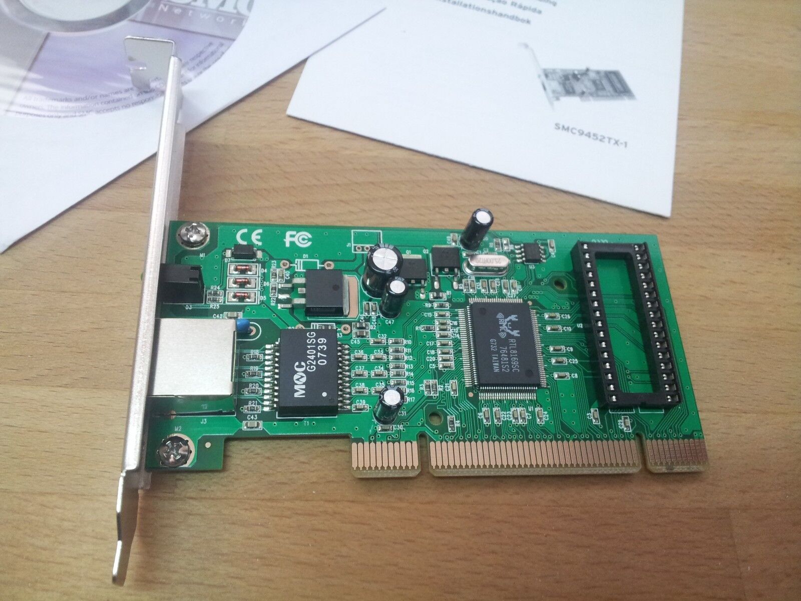 SMC Networks PCI EZ Card 1000Mbps Copper Gigabit Adapter // SMC9452TX-1 (Used) // สินค้ารับประกัน โดย บริษัท อะไหล่เซิร์ฟเวอร์ จำกัด