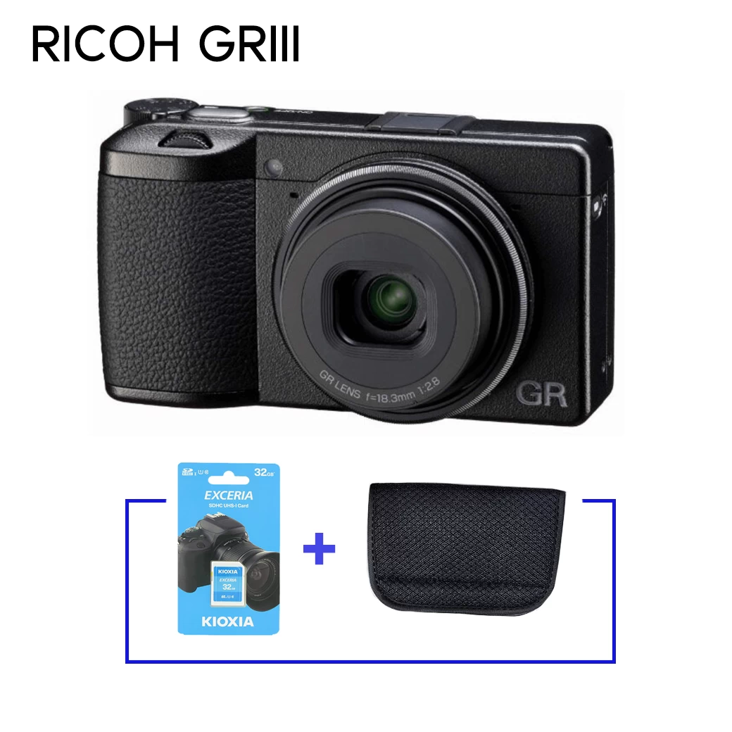 Ricoh GR III Digital Camera – เล็ก พกง่าย ถ่ายสตรีทก็ดี ถ่ายทั่วไปก็สวย จบในตัวเดียว! (แถมฟรี Memory card 32GB and Bag)