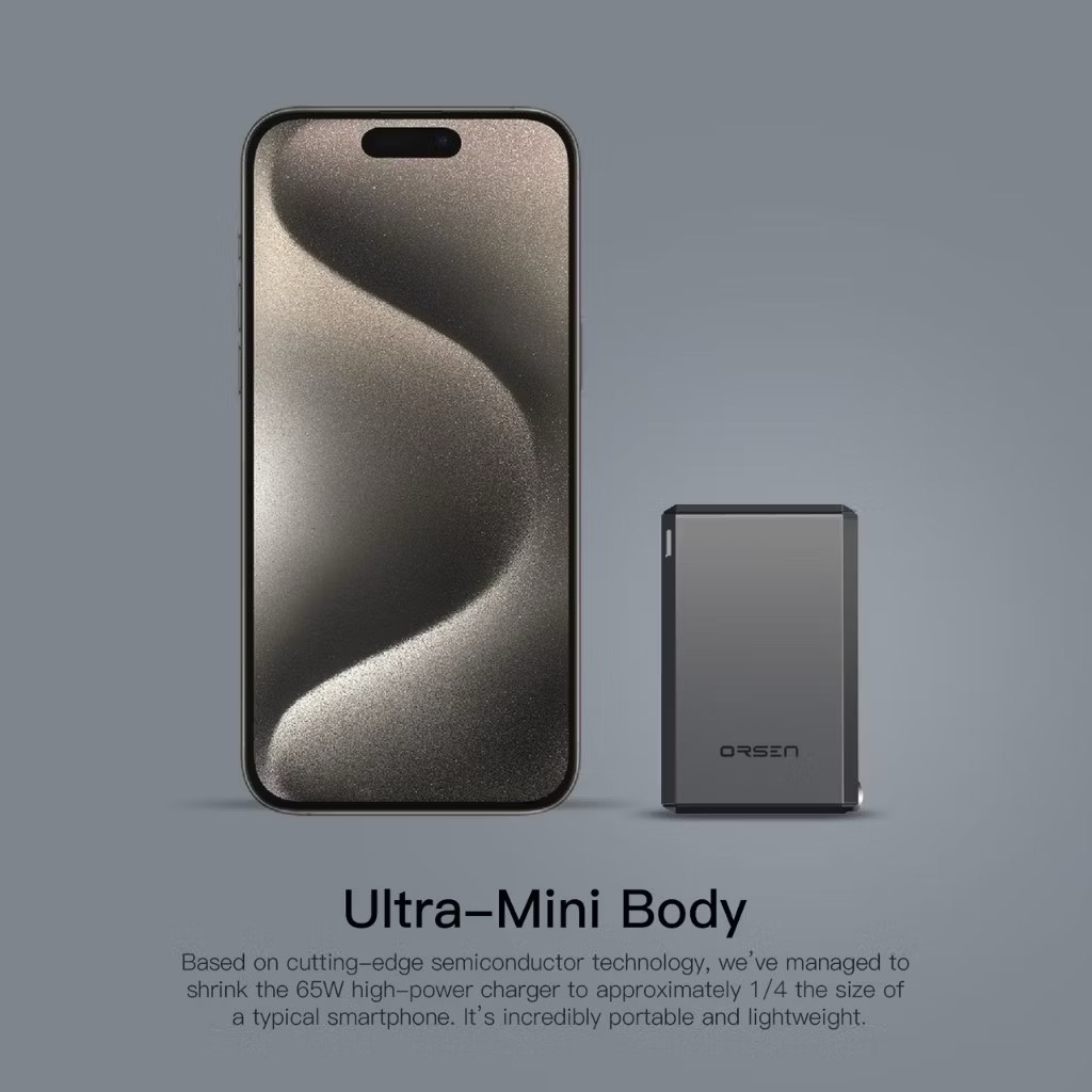 C19U 65W GAN FAST TRAVEL CHARGER