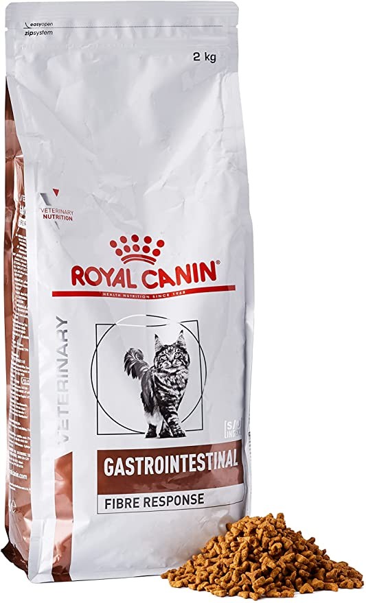 Royal canin Vet feline fiber response 2kg สำหรับแมวที่มีภาวะท้องผูก ปรับสมดุลลำไส้ ขนาด 2 กก.