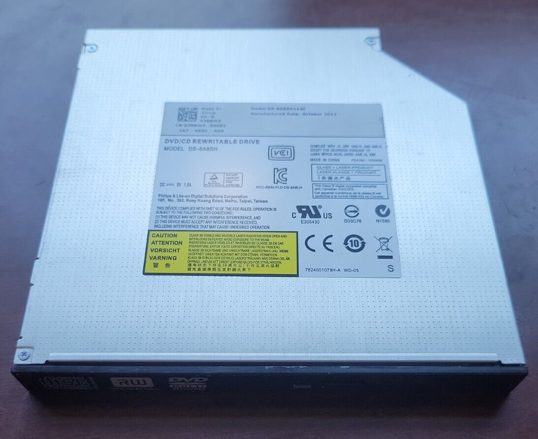 Dell DS-8A8SH DVD/CD Rewritable Drive / 0388W5 (Used) // สินค้ารับประกัน โดย บริษัท อะไหล่เซิร์ฟเวอร์ จำกัด