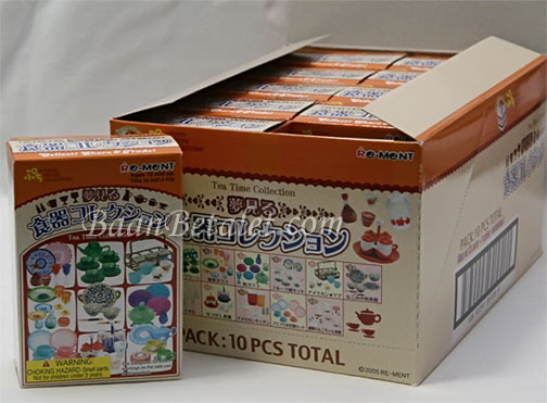 รีเมนท์ของจิ๋ว ชุดน้ำชา 10 แบบ Re-ment Tea Time Collection
