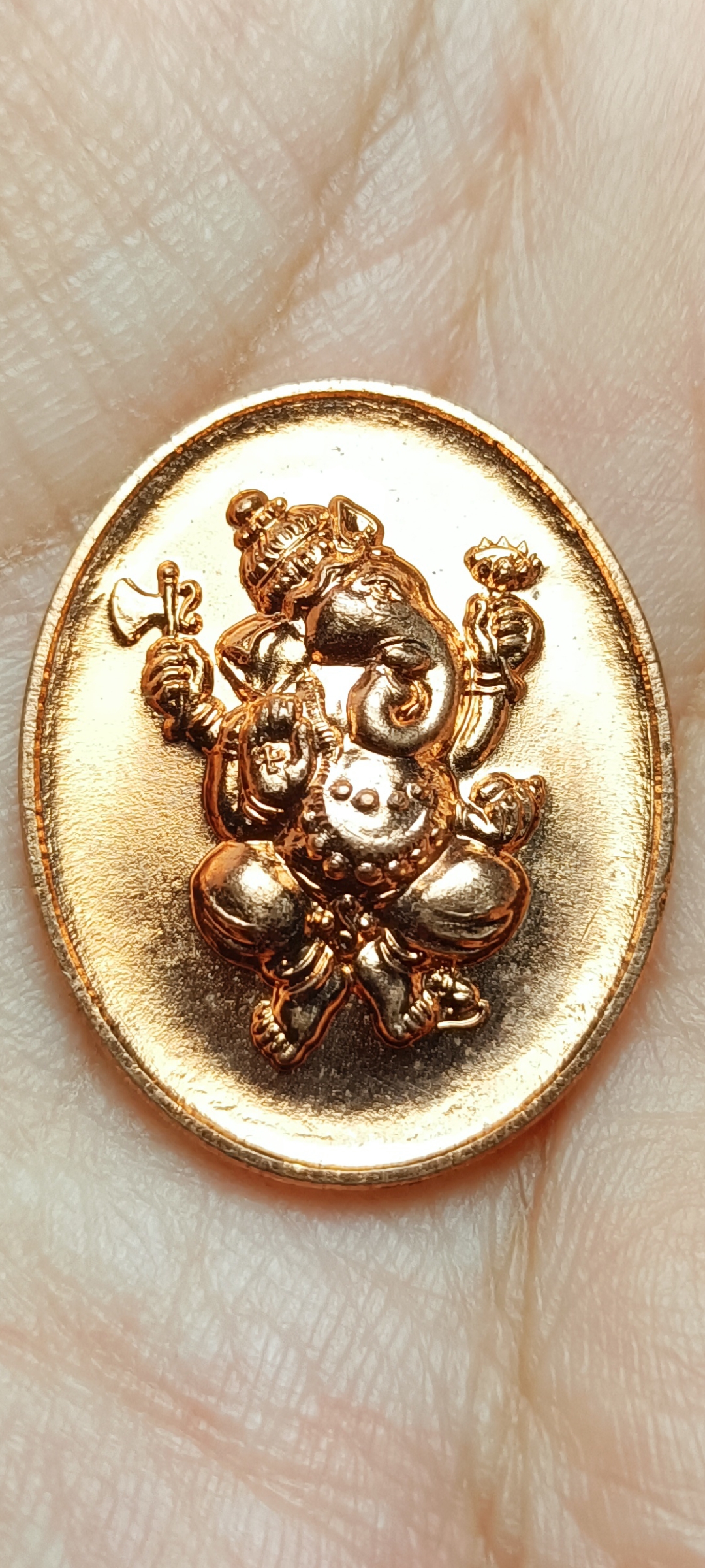 เหรียญพระพิฆเนศ ที่ระลึกเฉลิมพระชนมพรรษา 84 พ รรษา ปี 2554