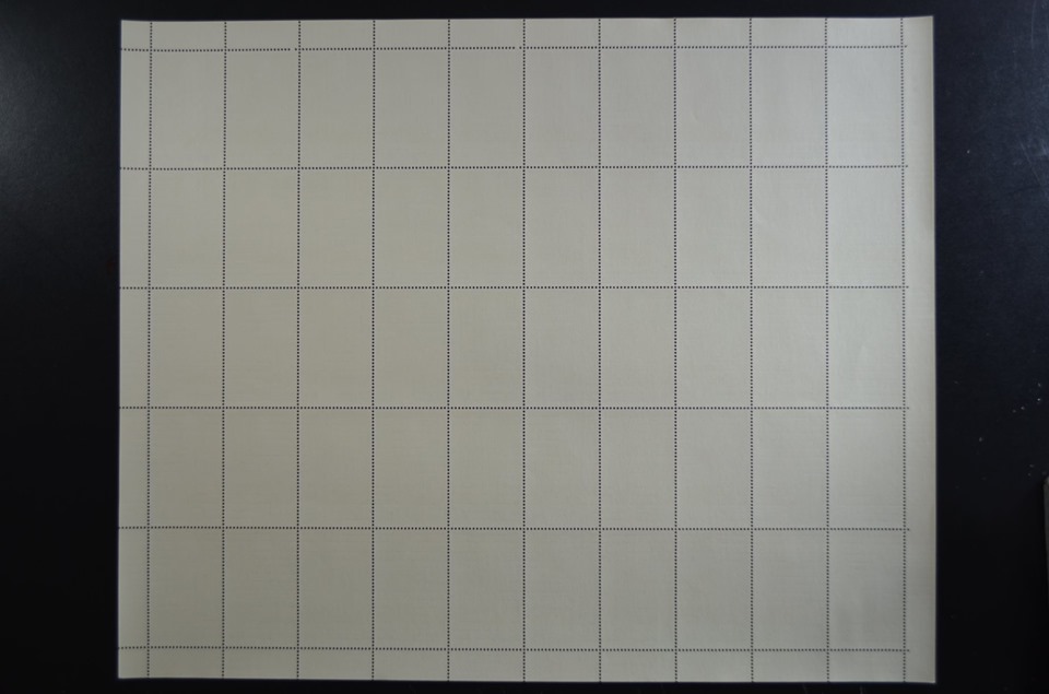 แสตมป์ 100 ปี กระทรวงมหาดไทย (เต็มแผ่น50ดวง)