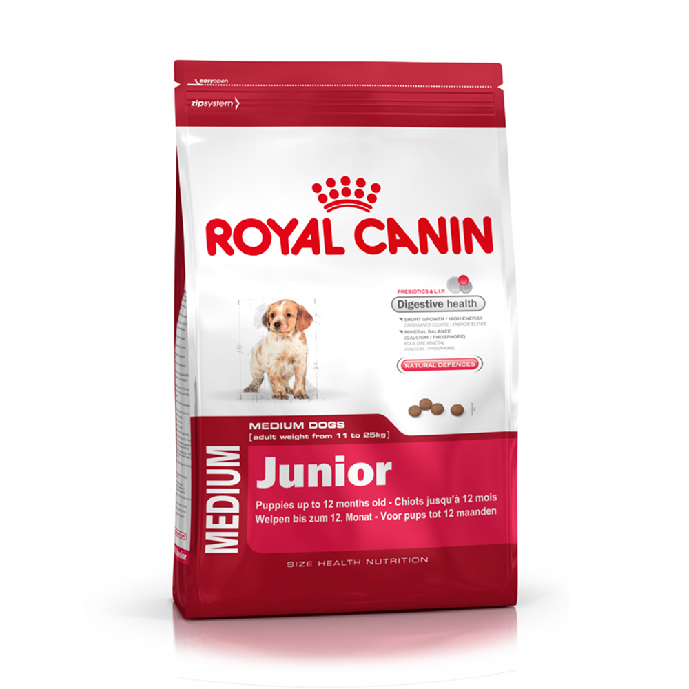 Royal Canin Medium Junior ลูกสุนัขพันธุ์กลาง 4 กก.